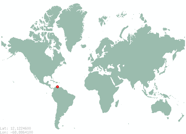 Willemstad in world map