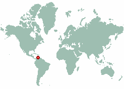 Punda in world map